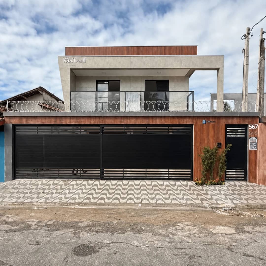 SOBRADO DE CONDOMÍNIO NOVO A VENDA FINANCIAMENTO BANCÁRIO FACILITADO COM PEQUENA ENTRADA JARDIM REAL LADO PRAIA